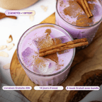 Ube latte ube isla alternative café matcha latte poudre ubé naturelle ube bio purple yam latte mauve boisson violette ube-latte-poudre poudre d’ube naturelle pour latte violet Ube Isla